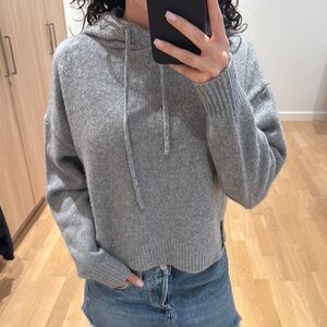 The Group Babaton Gray Cashmere Sweater